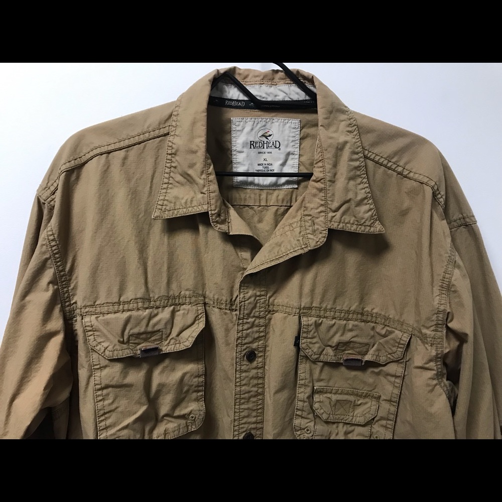 Nice Stylish Camel Button Down Shirt! - Picture 10 of 14